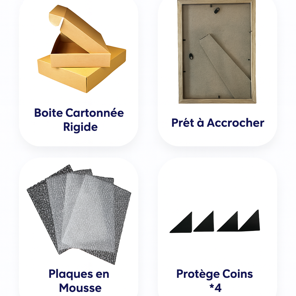 Toile Personnalisée Art Lunaire